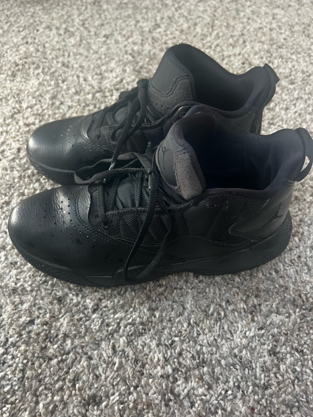 Nike Kids All-Black High-Top Sneakers